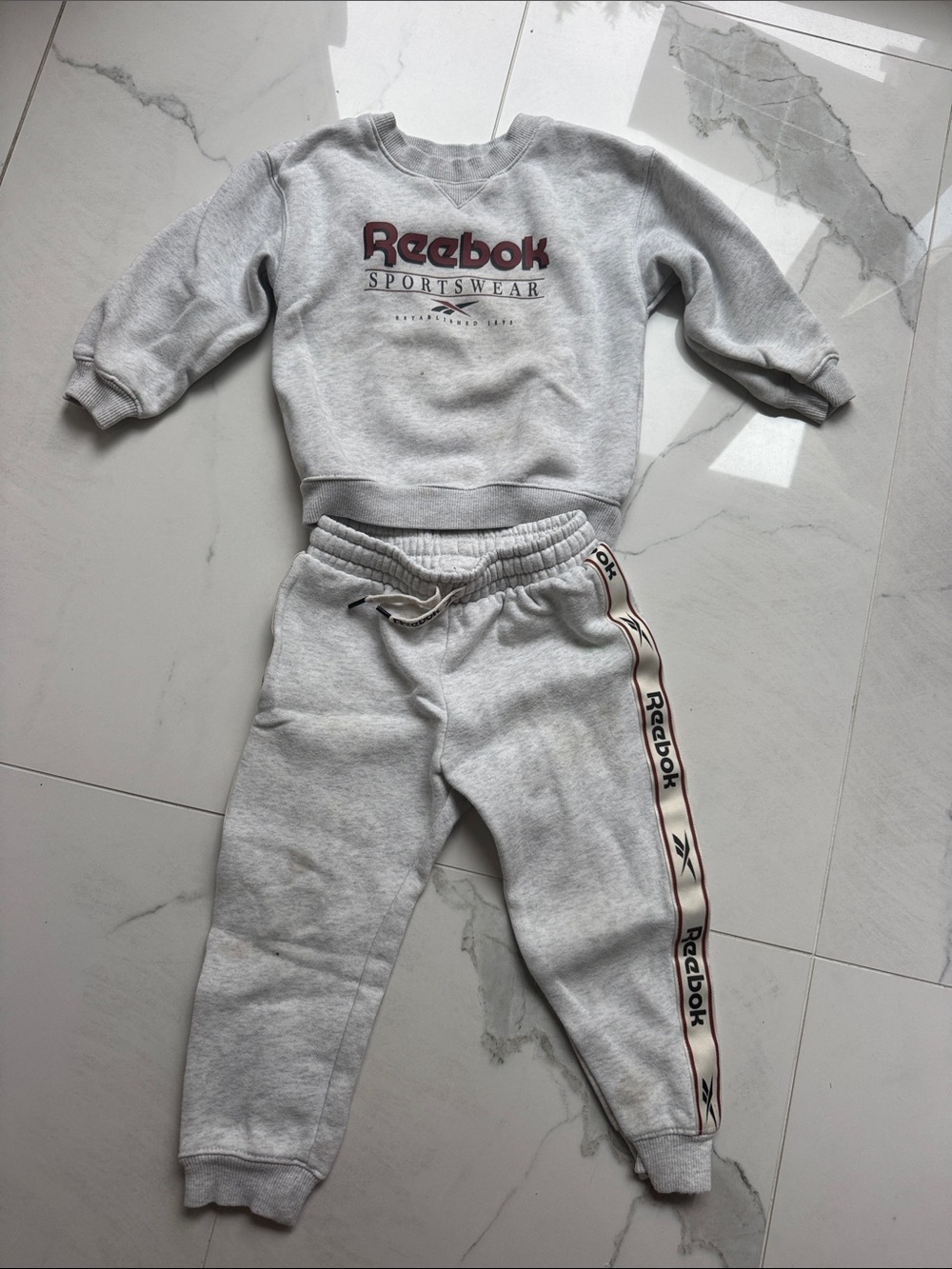 Reebok x H&M sweatshirt and pants set